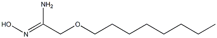 N'-hydroxy-2-(octyloxy)ethanimidamide 结构式