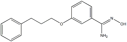 N'-hydroxy-3-(3-phenylpropoxy)benzenecarboximidamide 结构式