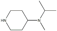 N-isopropyl-N-methylpiperidin-4-amine 结构式