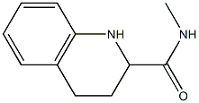 N-methyl-1,2,3,4-tetrahydroquinoline-2-carboxamide 结构式