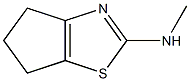 N-methyl-5,6-dihydro-4H-cyclopenta[d][1,3]thiazol-2-amine 结构式