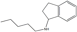 N-pentyl-2,3-dihydro-1H-inden-1-amine 结构式