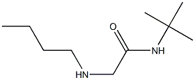 N-tert-butyl-2-(butylamino)acetamide 结构式