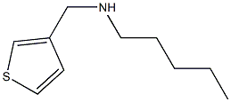 pentyl(thiophen-3-ylmethyl)amine 结构式