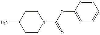 phenyl 4-aminopiperidine-1-carboxylate 结构式