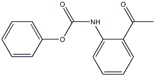 phenyl N-(2-acetylphenyl)carbamate 结构式