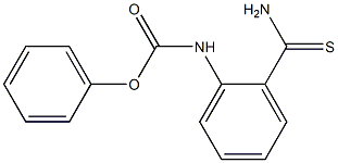 phenyl N-(2-carbamothioylphenyl)carbamate 结构式