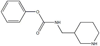 phenyl N-(piperidin-3-ylmethyl)carbamate 结构式