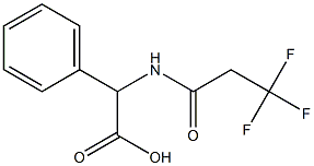 phenyl[(3,3,3-trifluoropropanoyl)amino]acetic acid 结构式