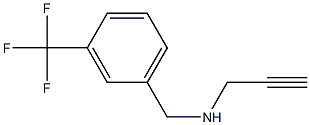 prop-2-yn-1-yl({[3-(trifluoromethyl)phenyl]methyl})amine 结构式