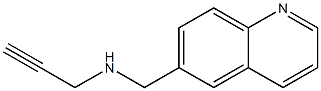 prop-2-yn-1-yl(quinolin-6-ylmethyl)amine 结构式