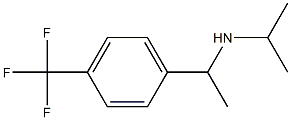 propan-2-yl({1-[4-(trifluoromethyl)phenyl]ethyl})amine 结构式