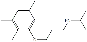 propan-2-yl[3-(2,3,5-trimethylphenoxy)propyl]amine 结构式