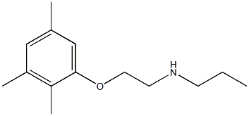 propyl[2-(2,3,5-trimethylphenoxy)ethyl]amine 结构式