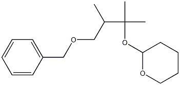 2-(3-Benzyloxy-1,1,2-trimethyl-propoxy)-tetrahydro-pyran 结构式
