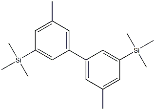 5,5'-dimethyl-3,3'-bis(trimethylsilyl)biphenyl 结构式