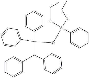 Tetraphenylphenyltriethoxysilane 结构式