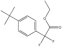 Ethyl (4-tert-Butylphenyl)difluoroacetate 结构式