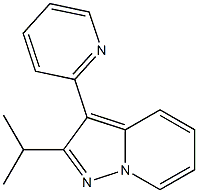 Pyrazolo[1,5-a]pyridine,  2-(1-methylethyl)-3-(2-pyridinyl)- 结构式