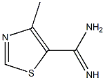 5-Thiazolecarboximidamide,  4-methyl- 结构式