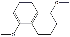 1,5-Dimethoxy-1,2,3,4-tetrahydronaphthalene 结构式