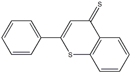 2-phenylthiochromene-4-thione 结构式