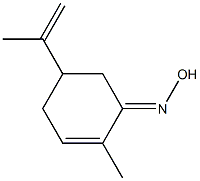 5-Isopropenyl-2-methyl-cyclohex-2-enone oxime 结构式