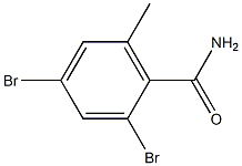 2,4-Dibromo-6-methyl-benzamide 结构式