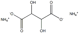 AMMONIUM TARTARATE pure 结构式