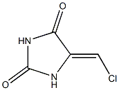 2,4-Imidazolidinedione,  5-(chloromethylene)- 结构式