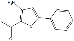 1-(3-amino-5-phenylthiophen-2-yl)ethanone 结构式