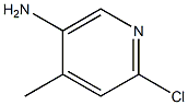 2-氯-4-甲基-5-氨基吡啶 结构式