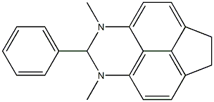 1,3-dimethyl-2-phenyl-2,3,6,7-tetrahydro-1H-cyclopenta[gh]perimidine 结构式