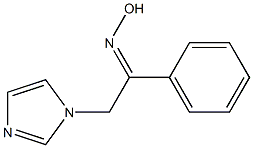 2-(1H-imidazol-1-yl)-1-phenylethanone oxime 结构式