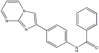 N-(4-imidazo[1,2-a]pyrimidin-2-ylphenyl)benzamide 结构式