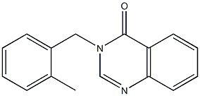 3-(2-methylbenzyl)-4(3H)-quinazolinone 结构式