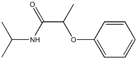 N-isopropyl-2-phenoxypropanamide 结构式