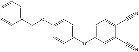 4-[4-(benzyloxy)phenoxy]phthalonitrile 结构式