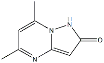 5,7-dimethylpyrazolo[1,5-a]pyrimidin-2(1H)-one 结构式