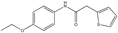 N-(4-ethoxyphenyl)-2-(2-thienyl)acetamide 结构式