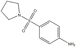 4-(1-pyrrolidinylsulfonyl)aniline 结构式