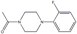 1-acetyl-4-(2-fluorophenyl)piperazine 结构式