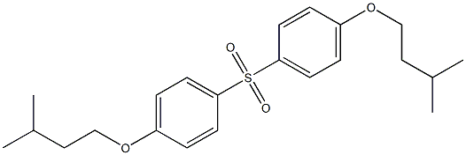 1-(isopentyloxy)-4-{[4-(isopentyloxy)phenyl]sulfonyl}benzene 结构式