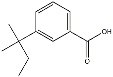 3-tert-pentylbenzoic acid 结构式