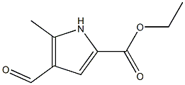 ethyl 4-formyl-5-methyl-1H-pyrrole-2-carboxylate 结构式