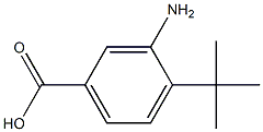 3-amino-4-tert-butylbenzoic acid 结构式
