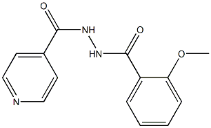 N'-isonicotinoyl-2-methoxybenzohydrazide 结构式