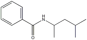 N-(1,3-dimethylbutyl)benzamide 结构式