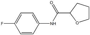 N-(4-fluorophenyl)tetrahydro-2-furancarboxamide 结构式