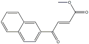 methyl 4-(2-naphthyl)-4-oxo-2-butenoate 结构式